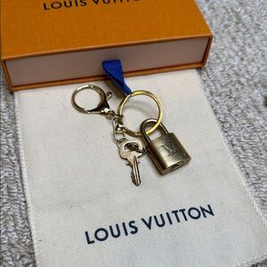 Louis Vuitton Gold Lock and Key #312